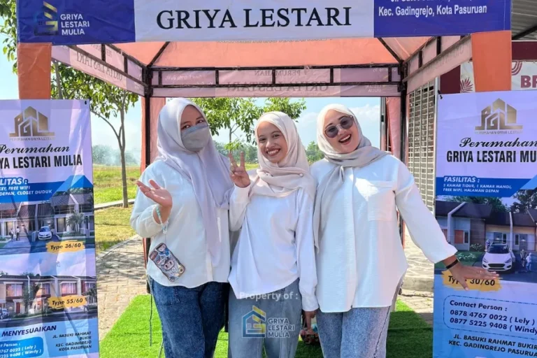 Kegiatan Promosi Perumahan GLM di Acara Lomba Senam Resik-resik Pasuruan dalam Rangka HUT RI ke 80