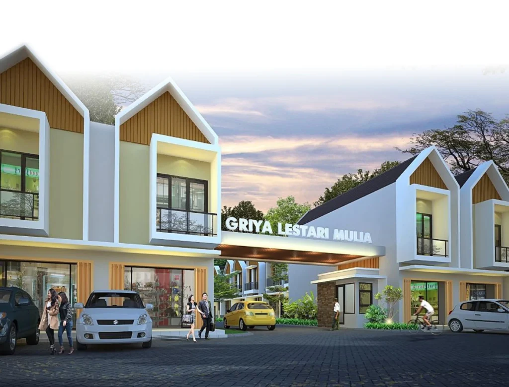 Pintu Masuk Perumahan Griya Lestari Mulia